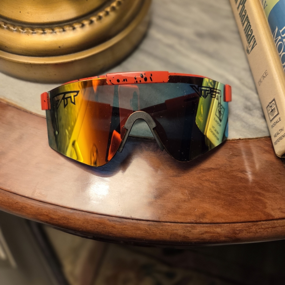 *AUTHENTIC**DROP $ Pit Viper Sunglasses with Red and Black Accents